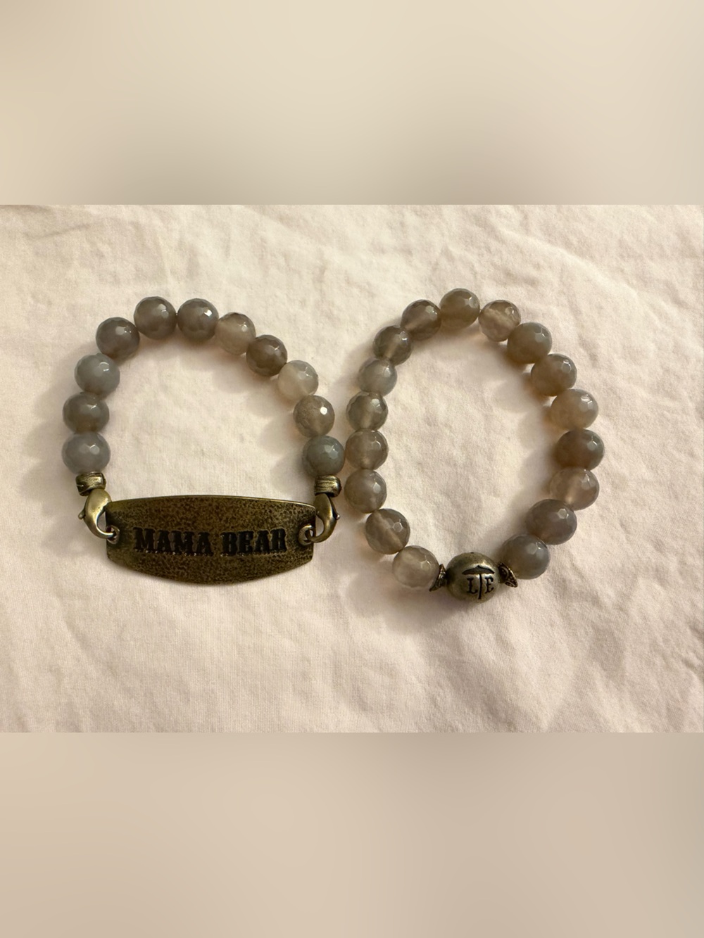 Lenny and Eva Mama Bear bracelets